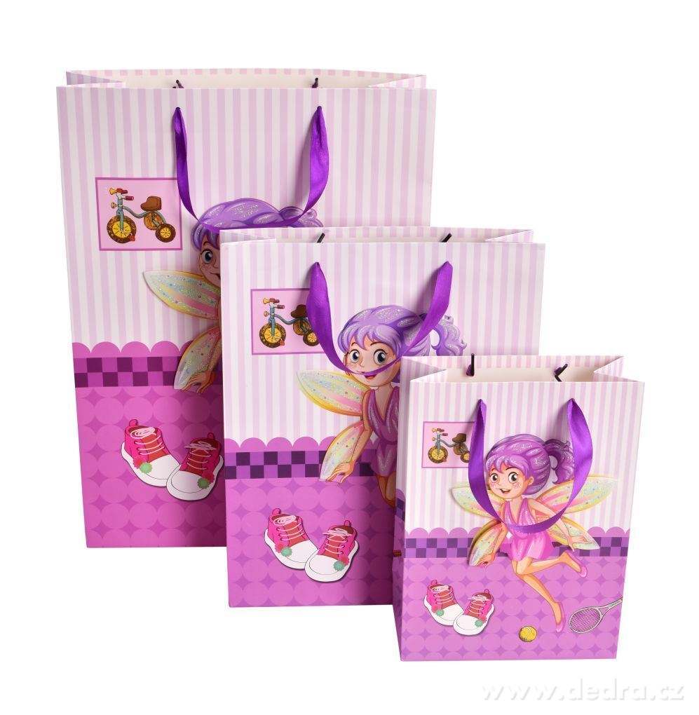 3D dárková taška s plastickým motivem víly – náhled 4 | Grand Móda