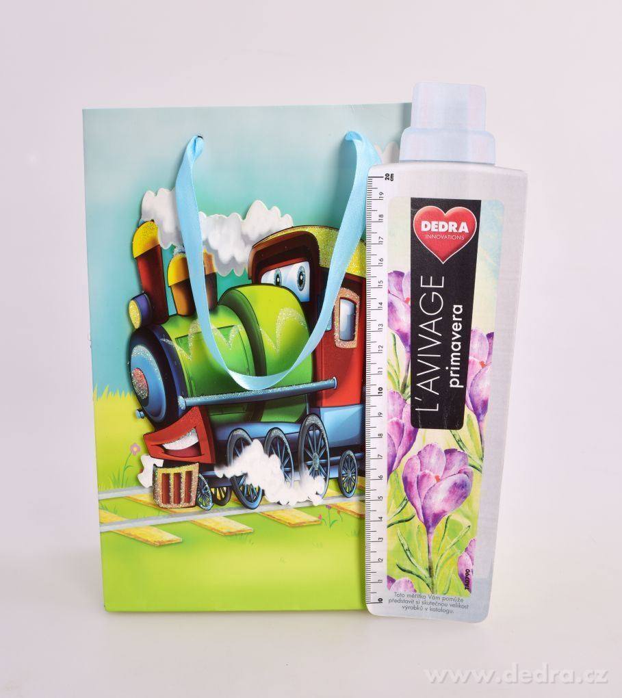 3D dárková taška s plastickým motivem mašinky – náhled 3 | Grand Móda