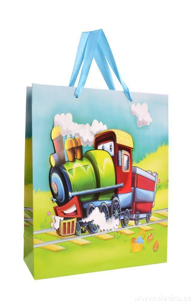 3D dárková taška, lokomotiva | Kreativní tvorba ­čÄĘ | Grand Móda