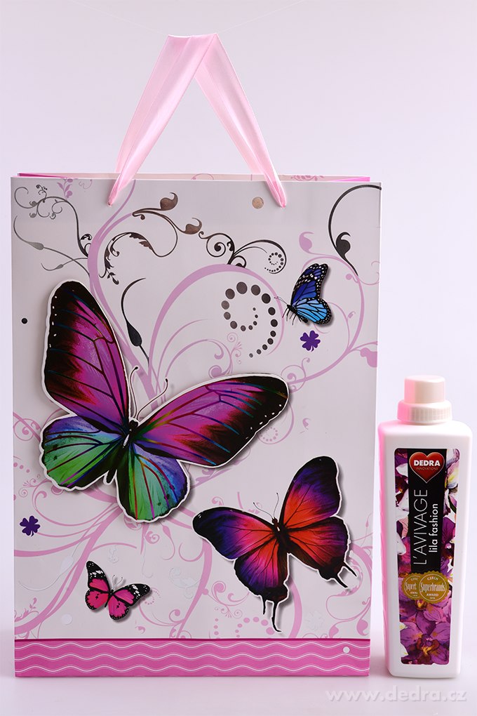 3D dárková taška, motýli, vel. XL – náhled 3 | Grand Móda