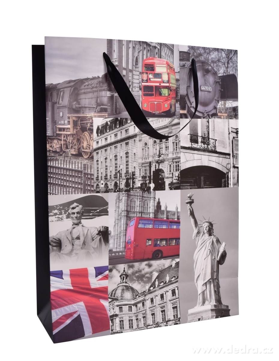 Dárková taška, kosmopolitní – náhled 2 | Grand Móda