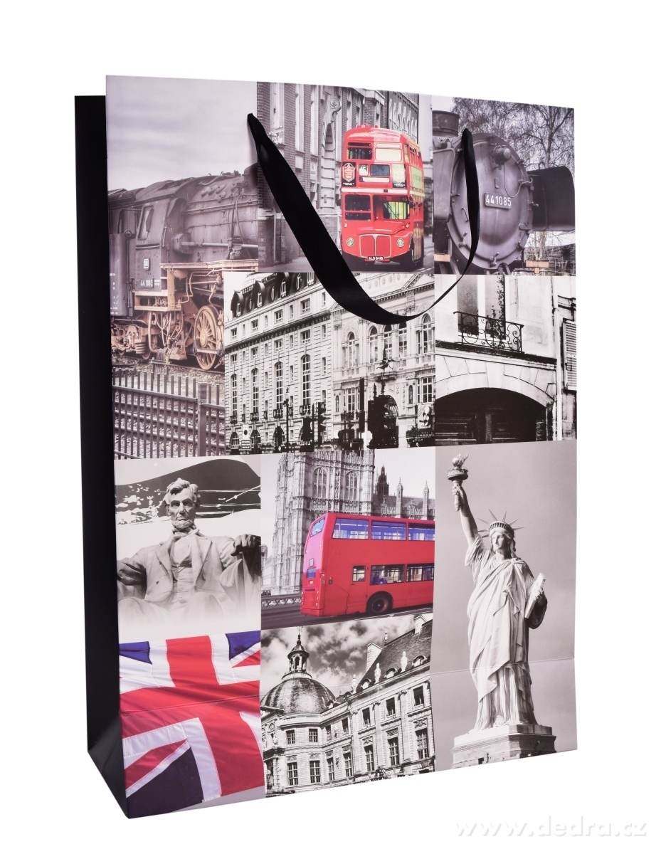 Dárková taška, kosmopolitní – náhled 2 | Grand Móda