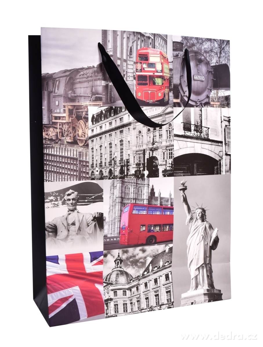 Dárková taška, kosmopolitní – náhled 2 | Grand Móda