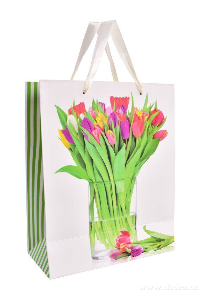 Dárková taška s tulipány | Kreativní tvorba ­čÄĘ | Grand Móda