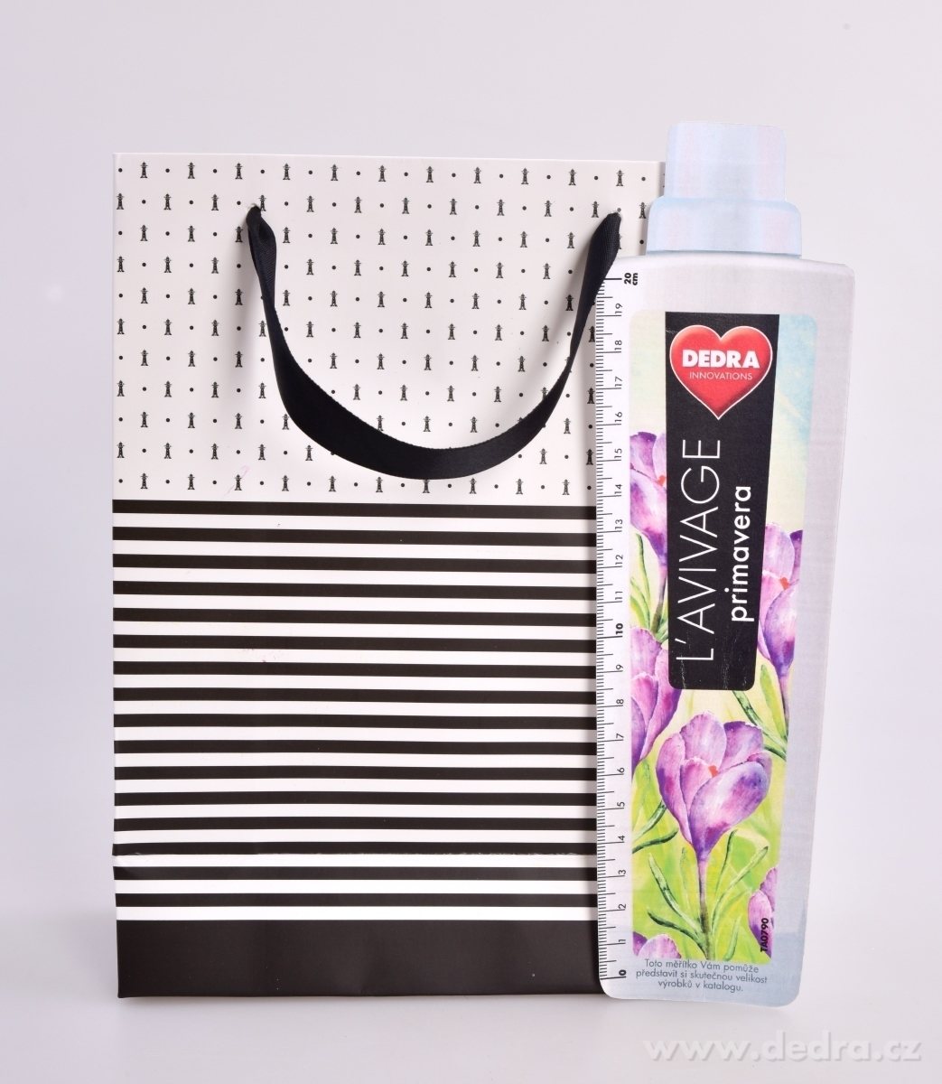 Dárková taška s černými pruhy a majákem – náhled 3 | Grand Móda