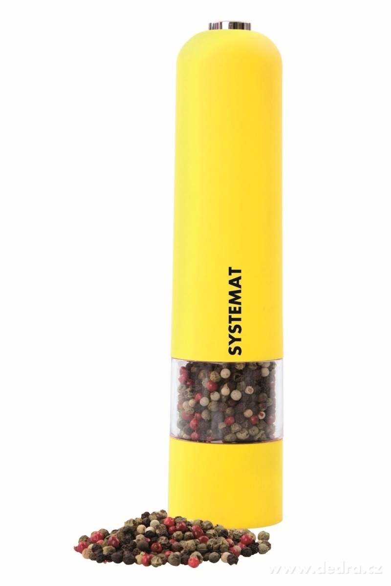 XXL elektrický mlýnek s LED osvětlením, SYSTEMAT