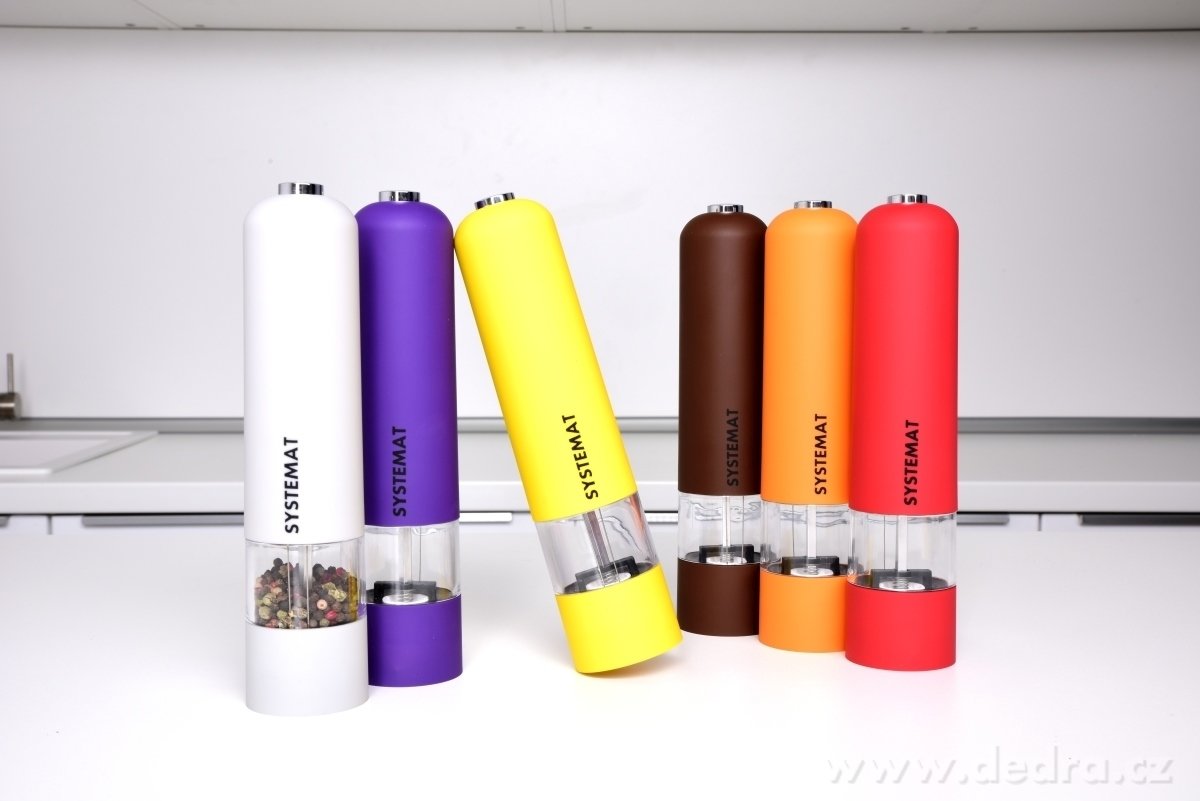 XXL elektrický mlýnek s LED osvětlením, SYSTEMAT – náhled 6 | Grand Móda