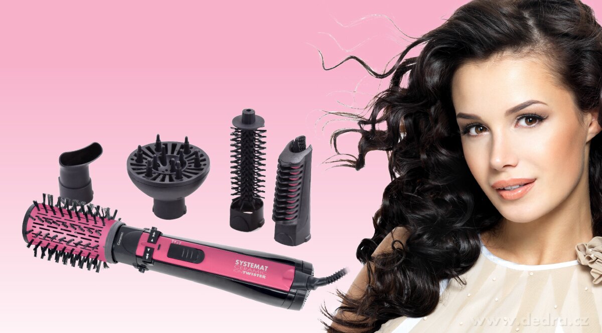 5v1 auto-rotační kulmofén s keramickou žehličkou a ionizátorem CERAMIC IONTWISTER – náhled 3 | Grand Móda