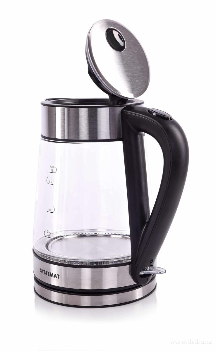 Skleněná rychlovarná konvice 1, 7L LED VISION, SYSTEMAT – náhled 2 | Grand Móda