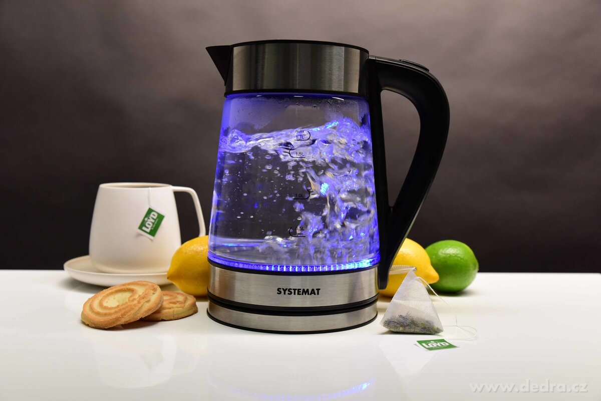 Skleněná rychlovarná konvice 1, 7L LED VISION, SYSTEMAT – náhled 3 | Grand Móda