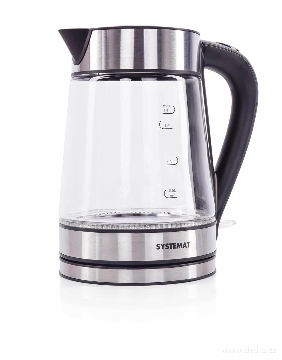 Skleněná rychlovarná konvice 1, 7L LED VISION, SYSTEMAT – náhled 4 | Grand Móda
