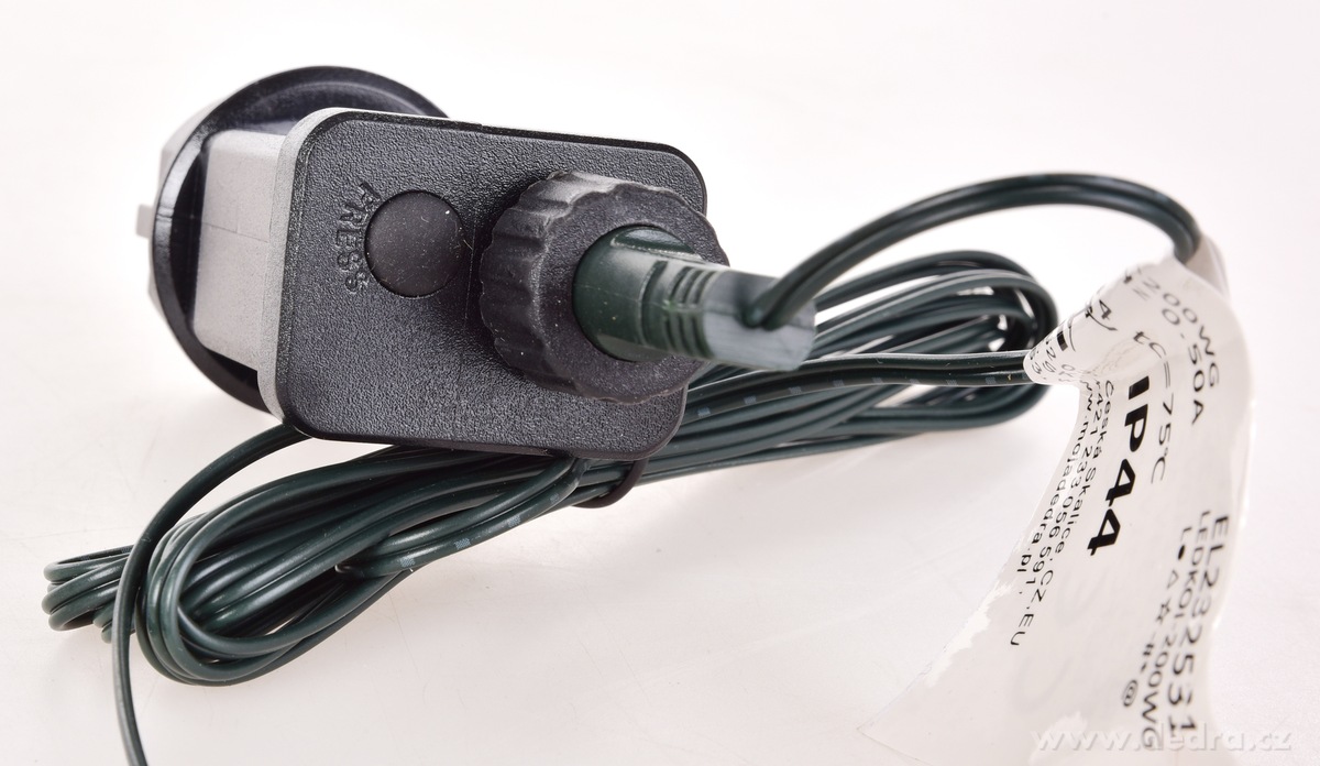 ADAPTÉR, pro LED světelný déšť, až 6 propojení, 3 m kabel, venkovní použití – náhled 2 | Grand Móda