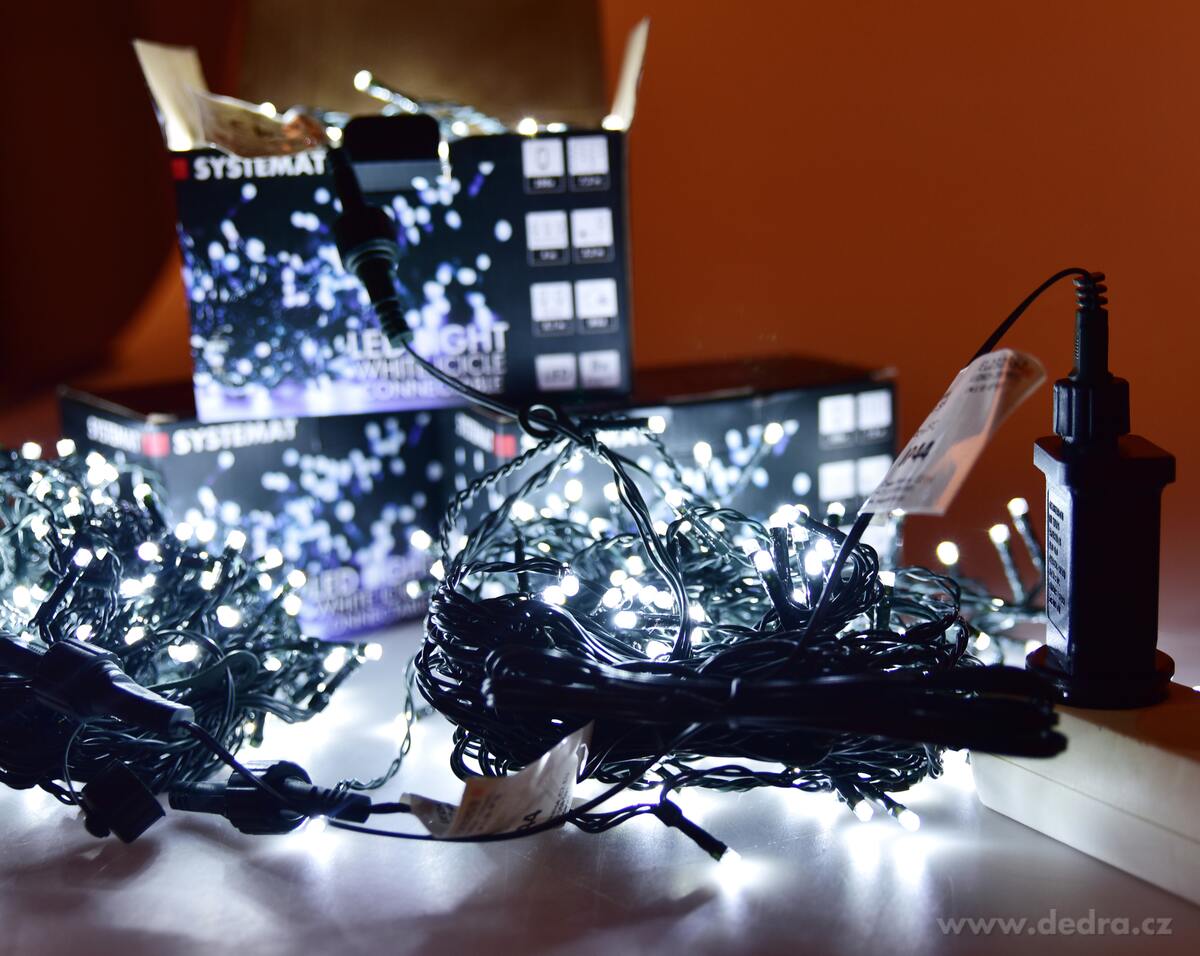 ADAPTÉR, pro LED světelný déšť, až 6 propojení, 3 m kabel, venkovní použití – náhled 3 | Grand Móda