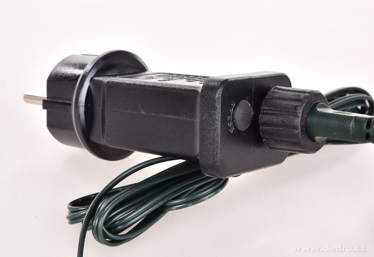 ADAPTÉR, pro LED světelný déšť, až 6 propojení, 3 m kabel, venkovní použití – náhled 4 | Grand Móda