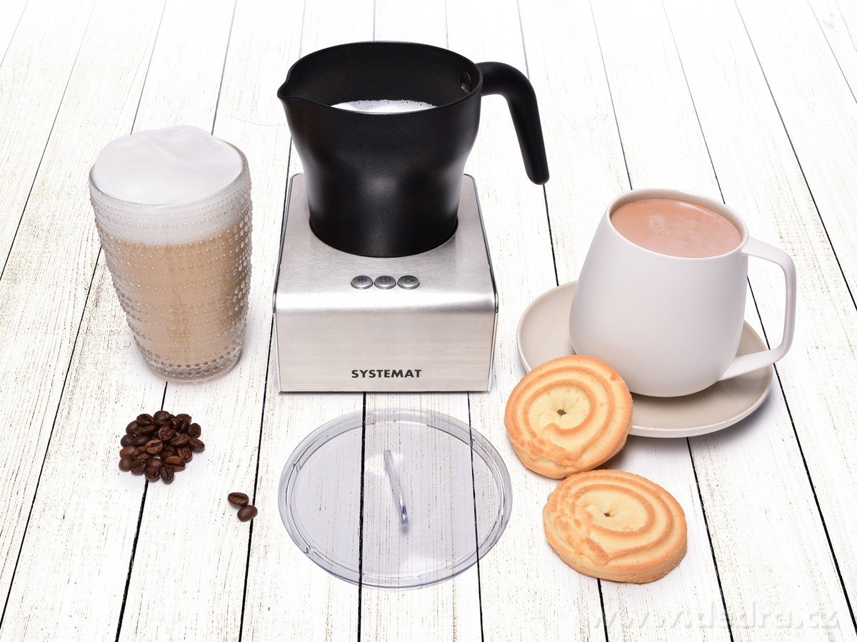 VARMIX MILKY, Indukční šlehač a ohřívač mléka a čokolády, 3 funkce & magnetické nástavce, SYSTEMAT – náhled 4 | Grand Móda