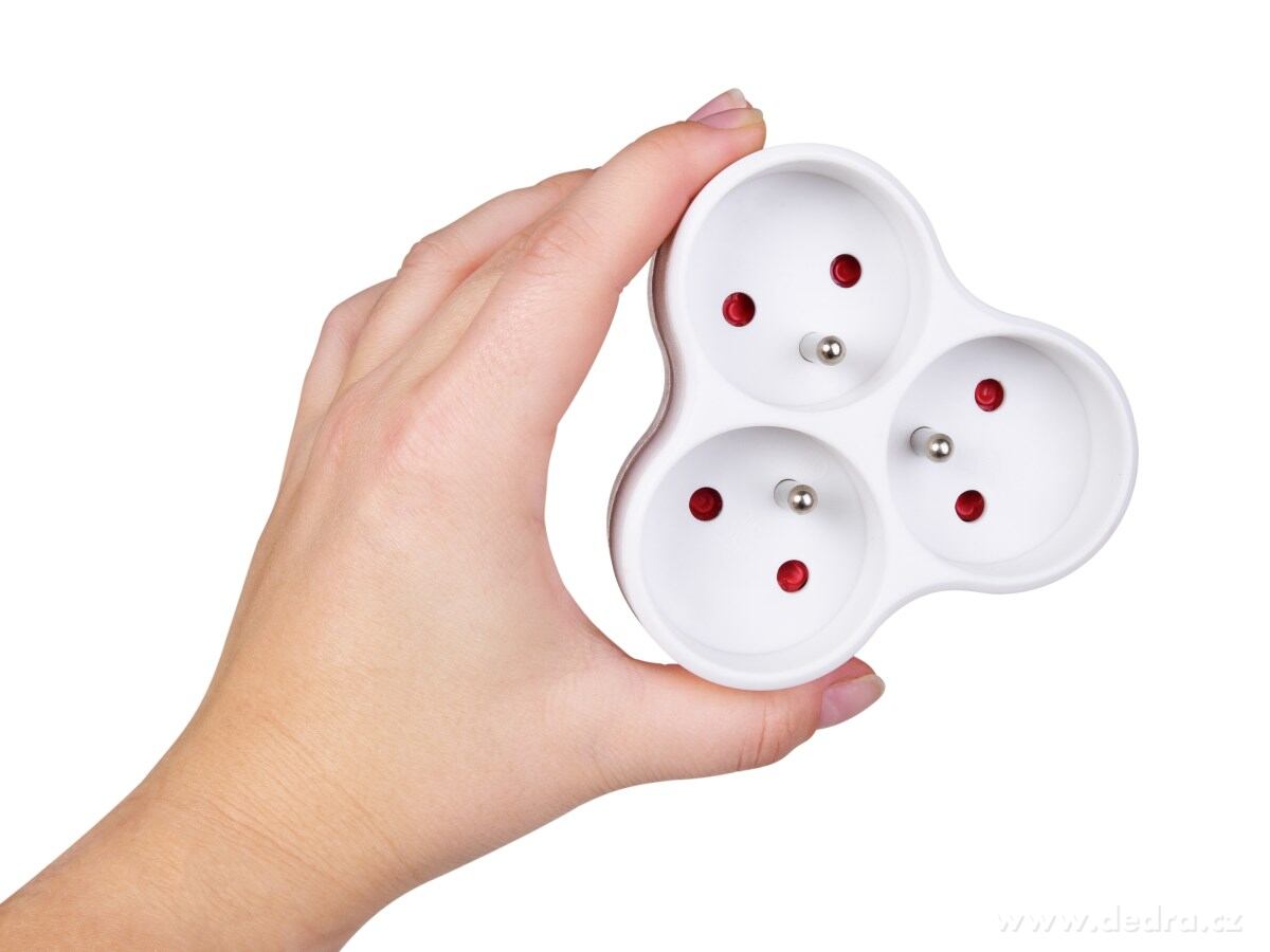 TRIANGLE, Rozbočovací zásuvka 3×16A s dětskou clonou – náhled 5 | Grand Móda