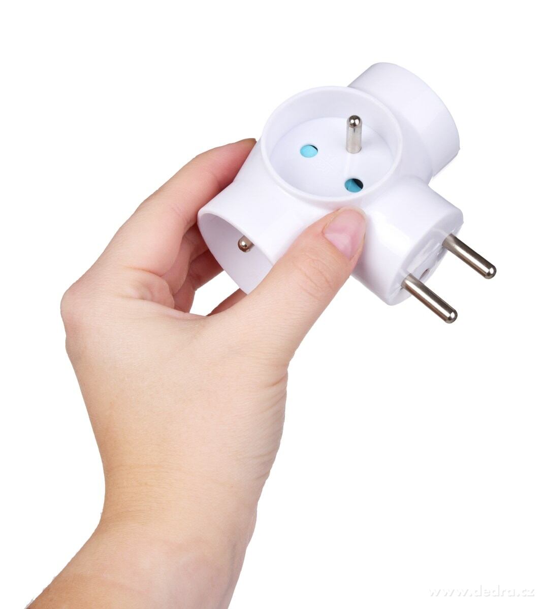 „T“ ROZTROJKA, Rozbočovací zásuvka 3×16A s dětskou clonou – náhled 2 | Grand Móda