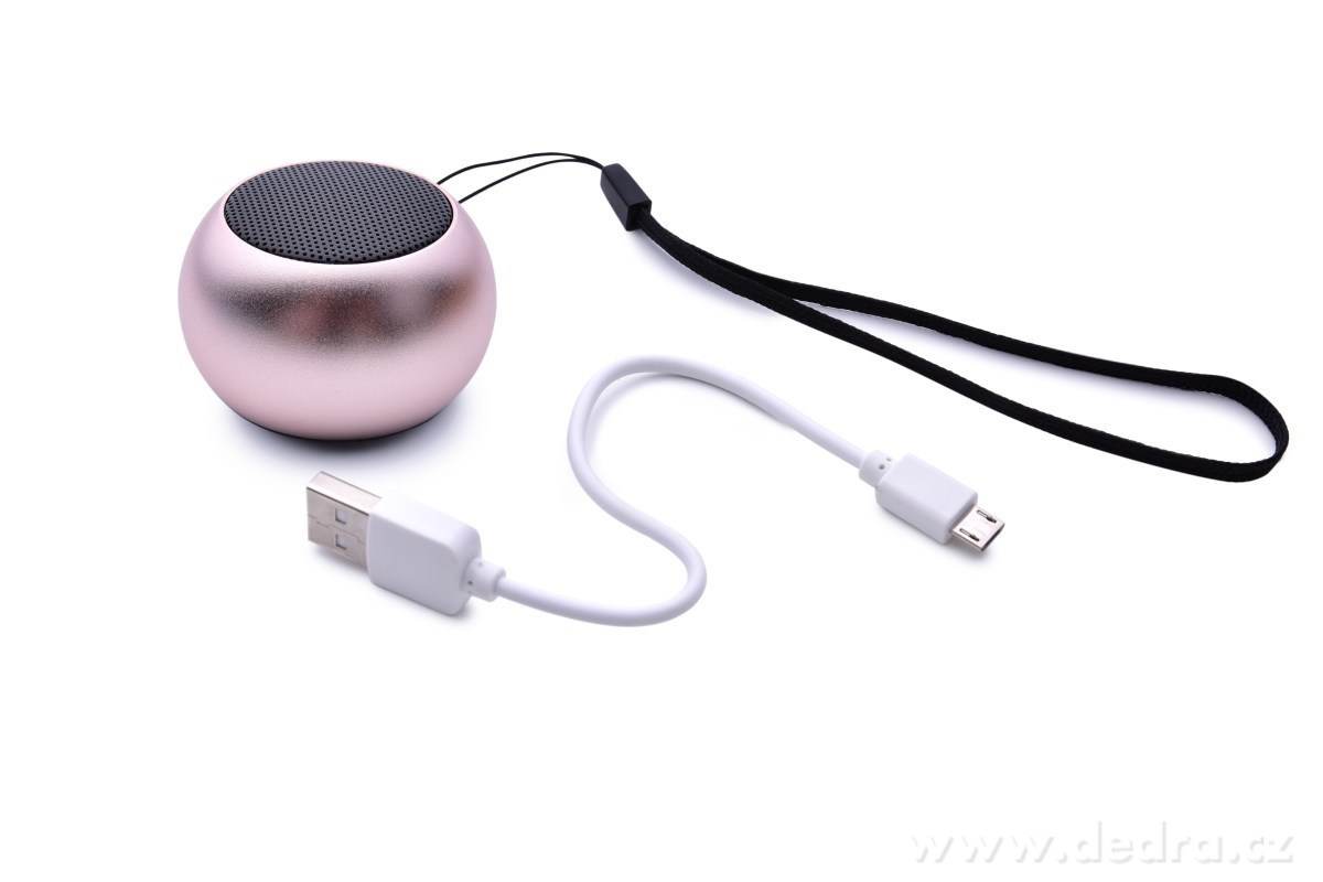 MINI SPEAKER bluetooth reproduktor, kovový, bezdrátový | Nabíjení a kabely | Grand Móda