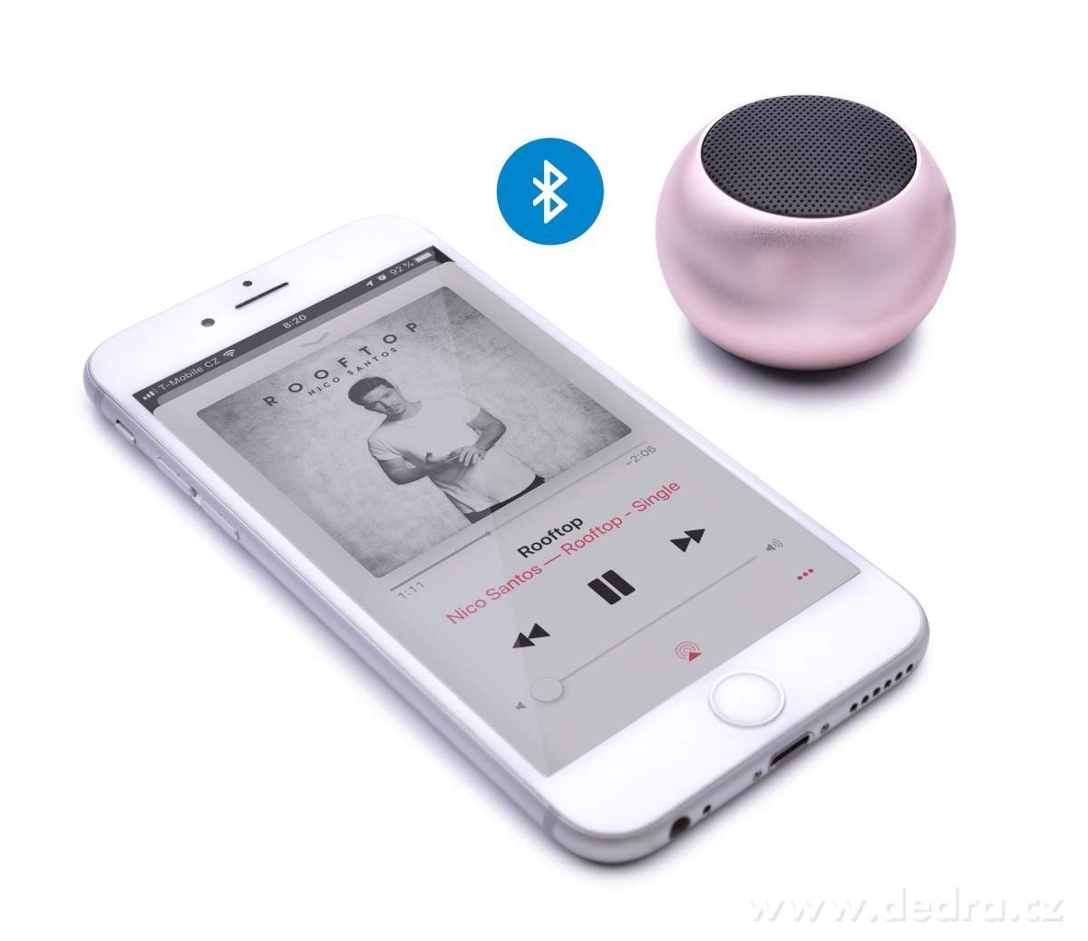MINI SPEAKER bluetooth reproduktor, kovový, bezdrátový – náhled 3 | Grand Móda