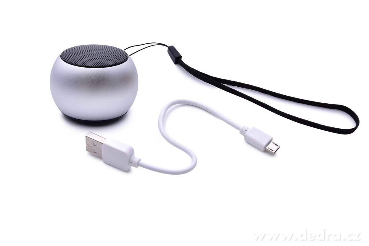 MINI SPEAKER bluetooth reproduktor, kovový, bezdrátový