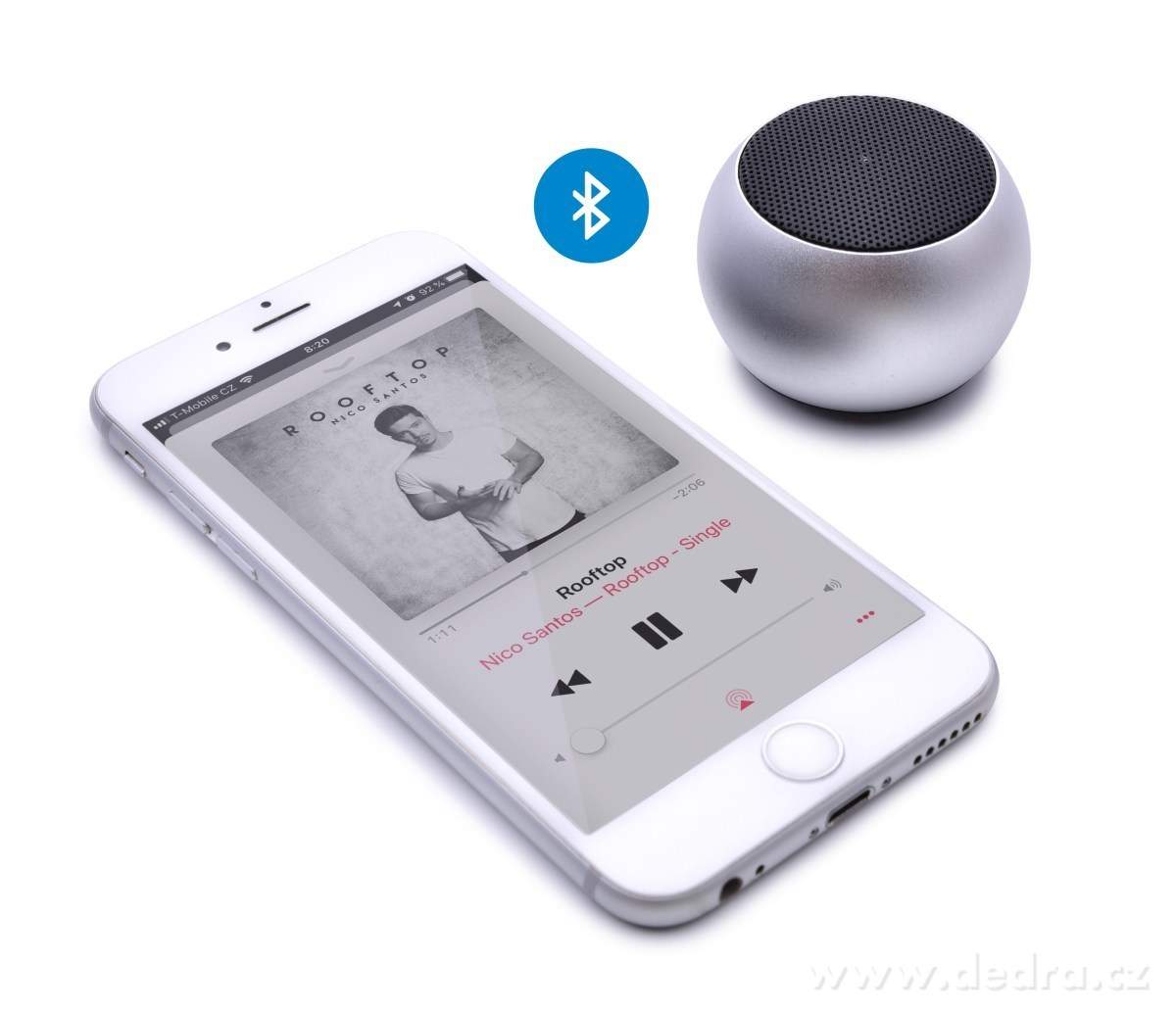 MINI SPEAKER bluetooth reproduktor, kovový, bezdrátový – náhled 4 | Grand Móda