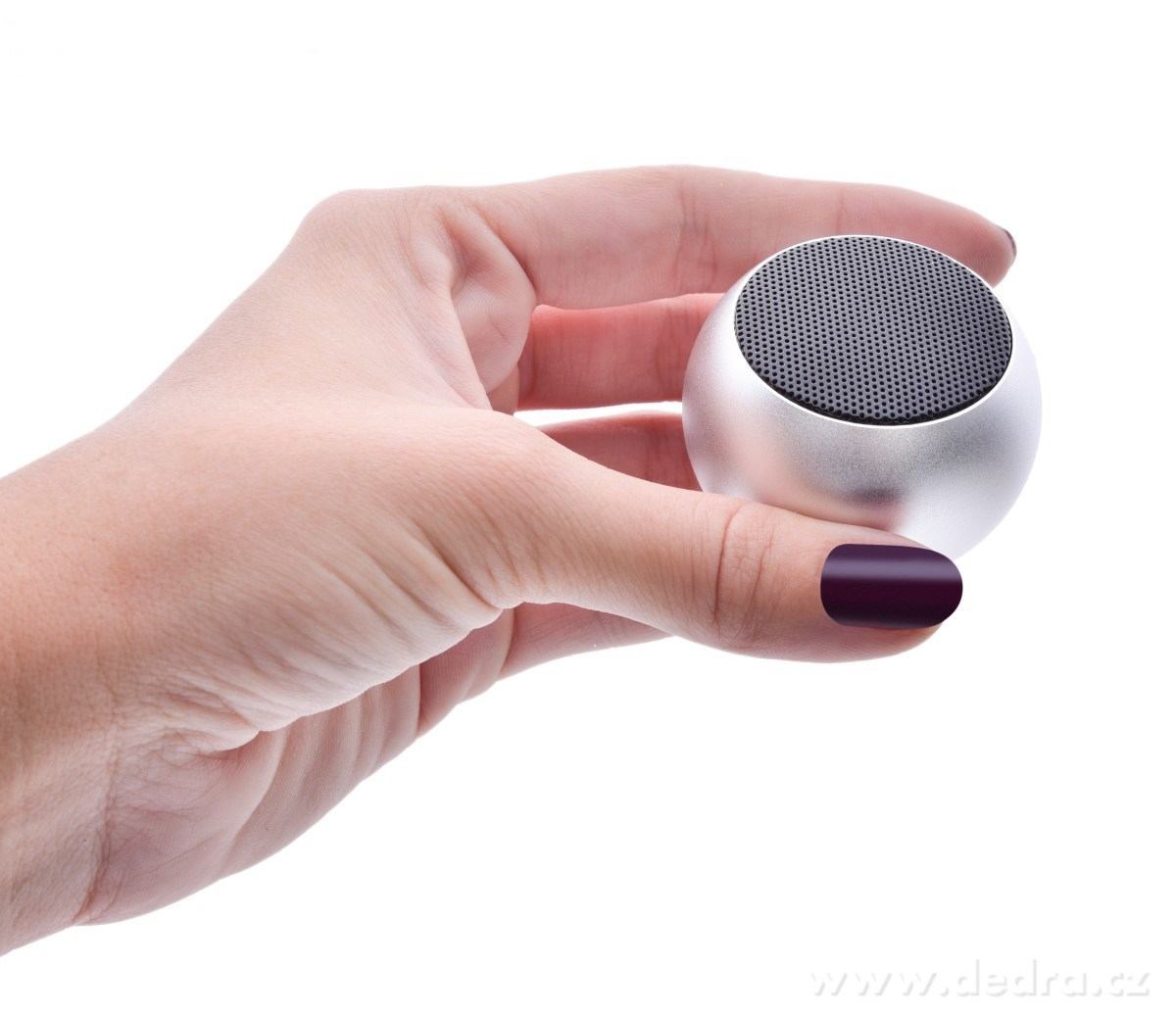 MINI SPEAKER bluetooth reproduktor, kovový, bezdrátový – náhled 6 | Grand Móda