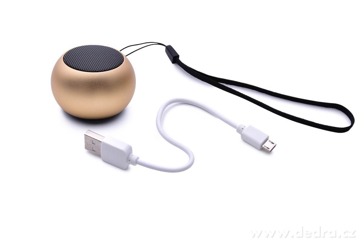 MINI SPEAKER bluetooth reproduktor, kovový, bezdrátový | Nabíjení a kabely | Grand Móda