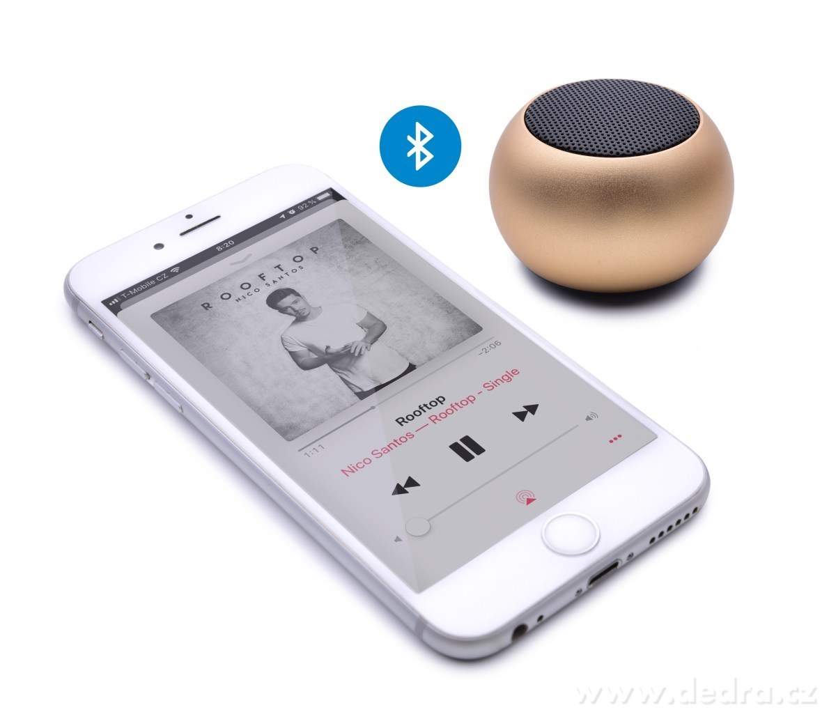 MINI SPEAKER bluetooth reproduktor, kovový, bezdrátový – náhled 2 | Grand Móda