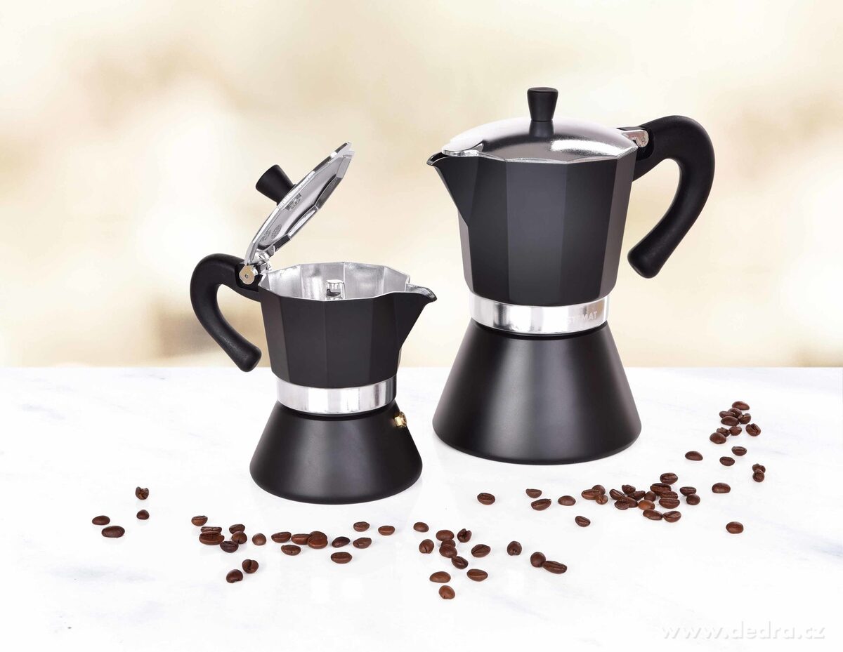 MOKA ESPRESSO, přetlaková konvice na přípravu kávy 160 ml (3 šálky) – náhled 4 | Grand Móda
