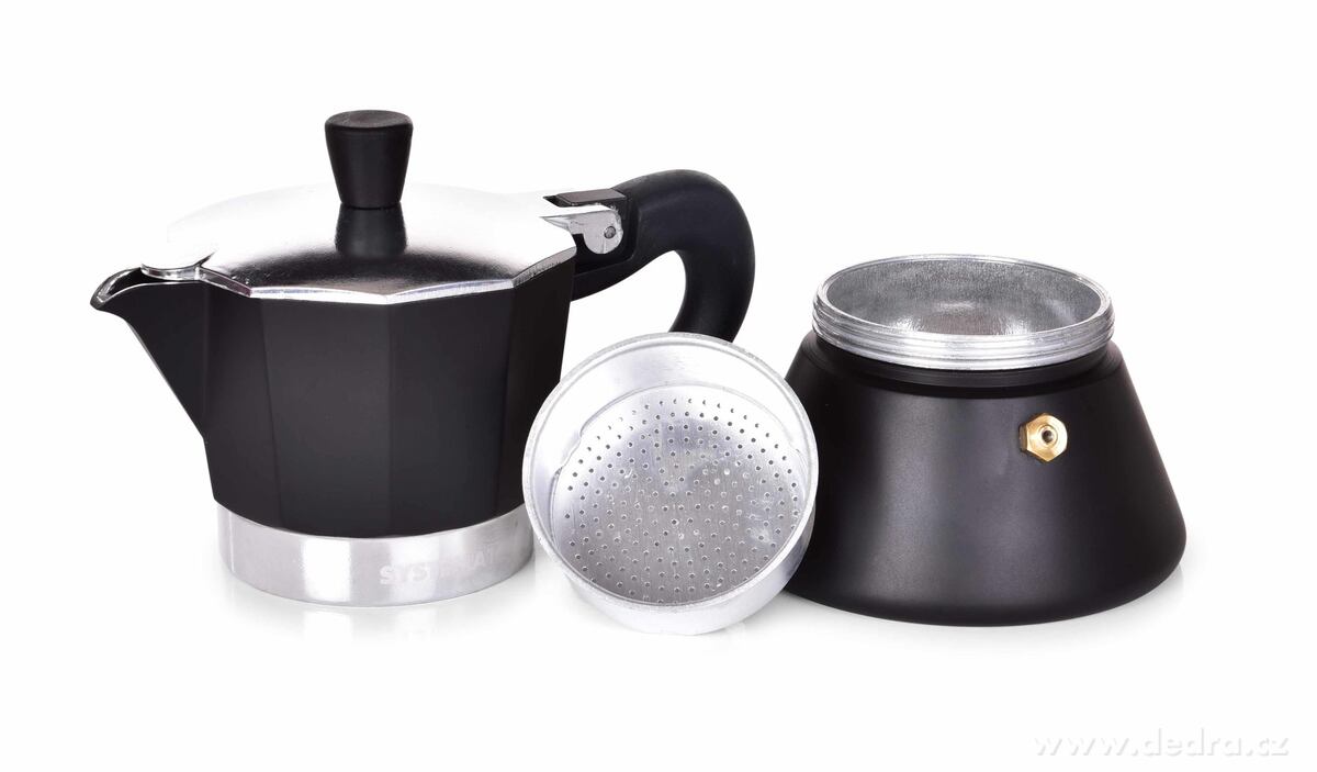 MOKA ESPRESSO, přetlaková konvice na přípravu kávy 160 ml (3 šálky) – náhled 5 | Grand Móda