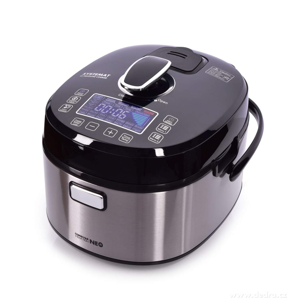 COMBIVAR® NEO, Indukční tlakový hrnec 5 L, 18 programů, smažení, pomalé vaření & BIOPAN® – náhled 2 | Grand Móda