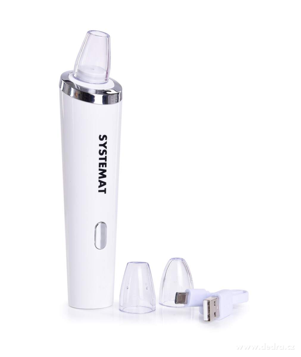 FACE VACUUMIZER, vakuový dobíjecí čistič pleti, 3 úrovně výkonu + 3 nástavce | Krása a osobní péče | Grand Móda