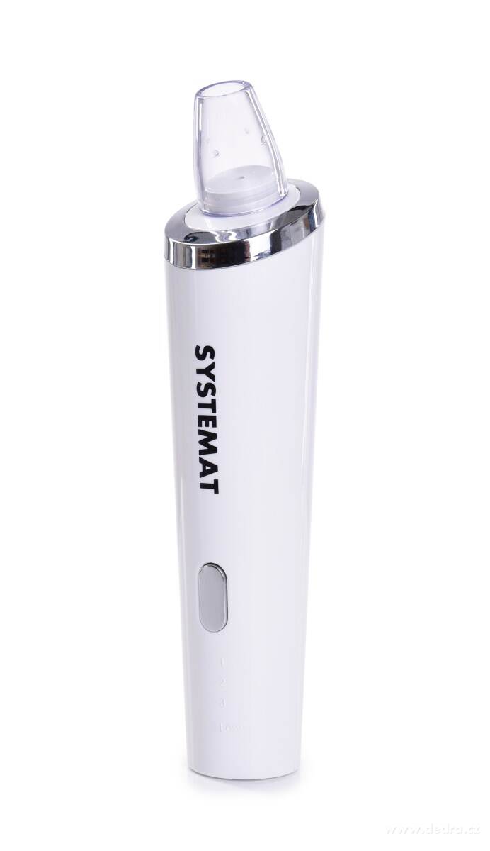 FACE VACUUMIZER, vakuový dobíjecí čistič pleti, 3 úrovně výkonu + 3 nástavce – náhled 2 | Grand Móda