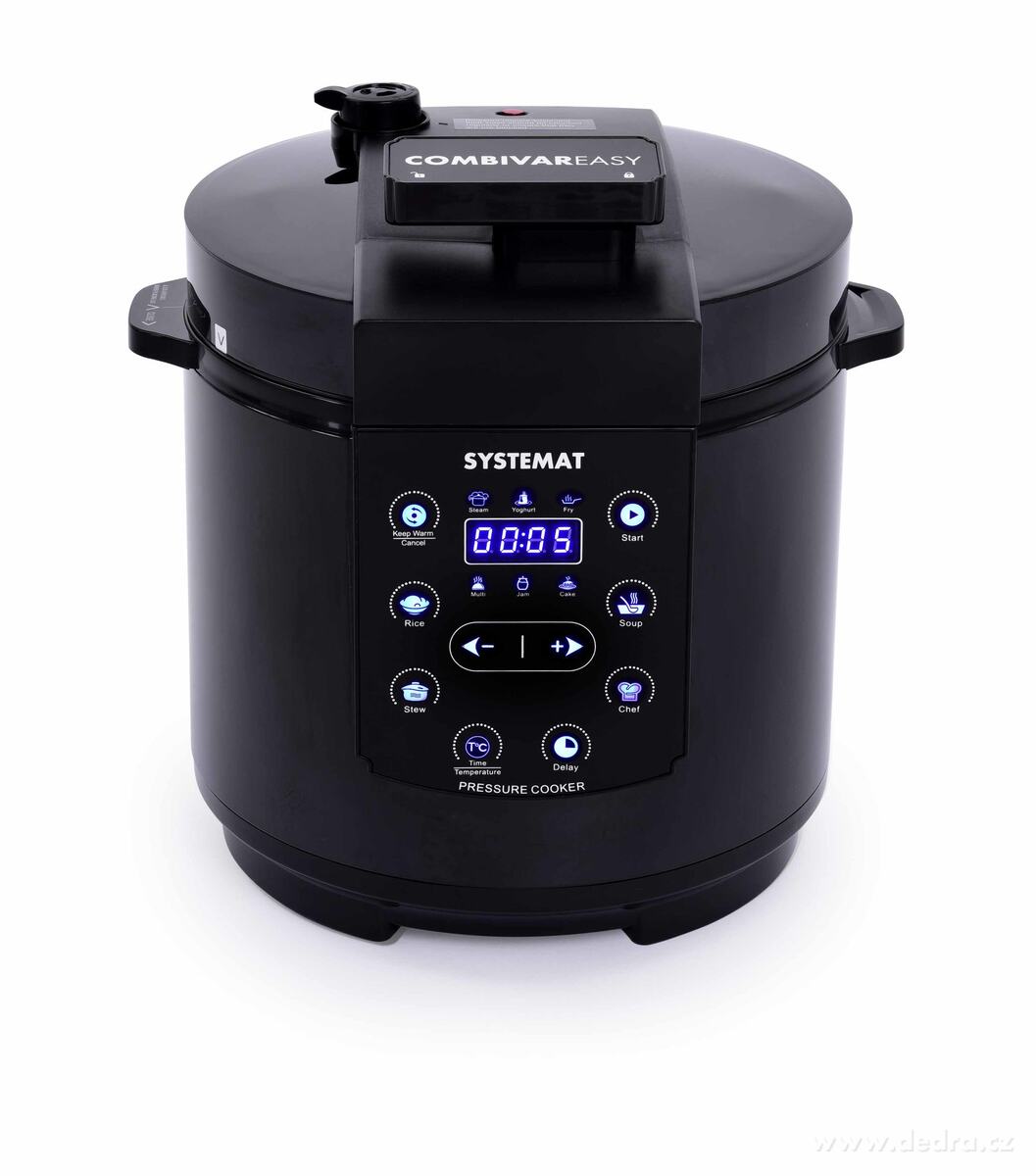 COMBIVAR® EASY, Multifunkční elektrický tlakový hrnec 6 L, vaření, smažení & pomalé dušení, nepřilnavý povrch BIOPAN® – náhled 2 | Grand Móda