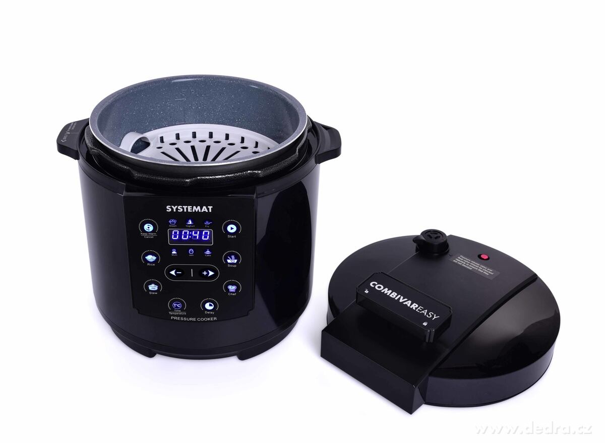 COMBIVAR® EASY, Multifunkční elektrický tlakový hrnec 6 L, vaření, smažení & pomalé dušení, nepřilnavý povrch BIOPAN® – náhled 5 | Grand Móda