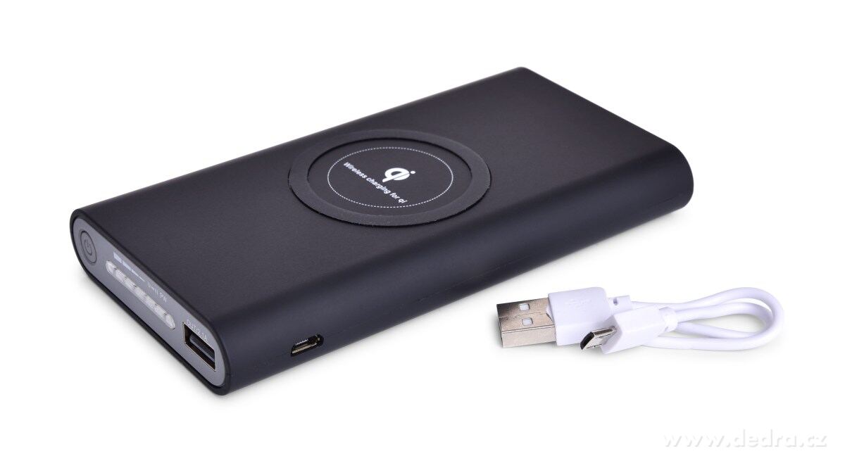 2v1 BEZDRÁTOVÁ POWERBANKA & NABÍJEČKA kapacita 10000 mAh | Kancelářské potřeby | Grand Móda