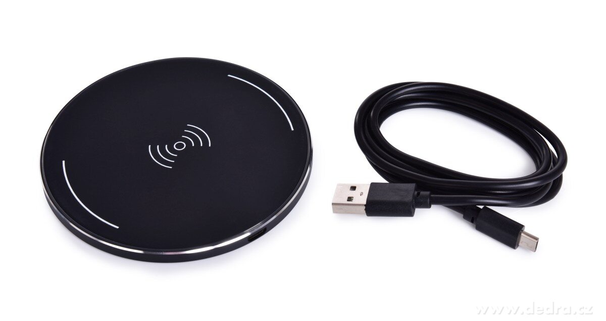 Bezdrátová QI nabíječka s LED indikací dobíjení | Kancelářské potřeby | Grand Móda