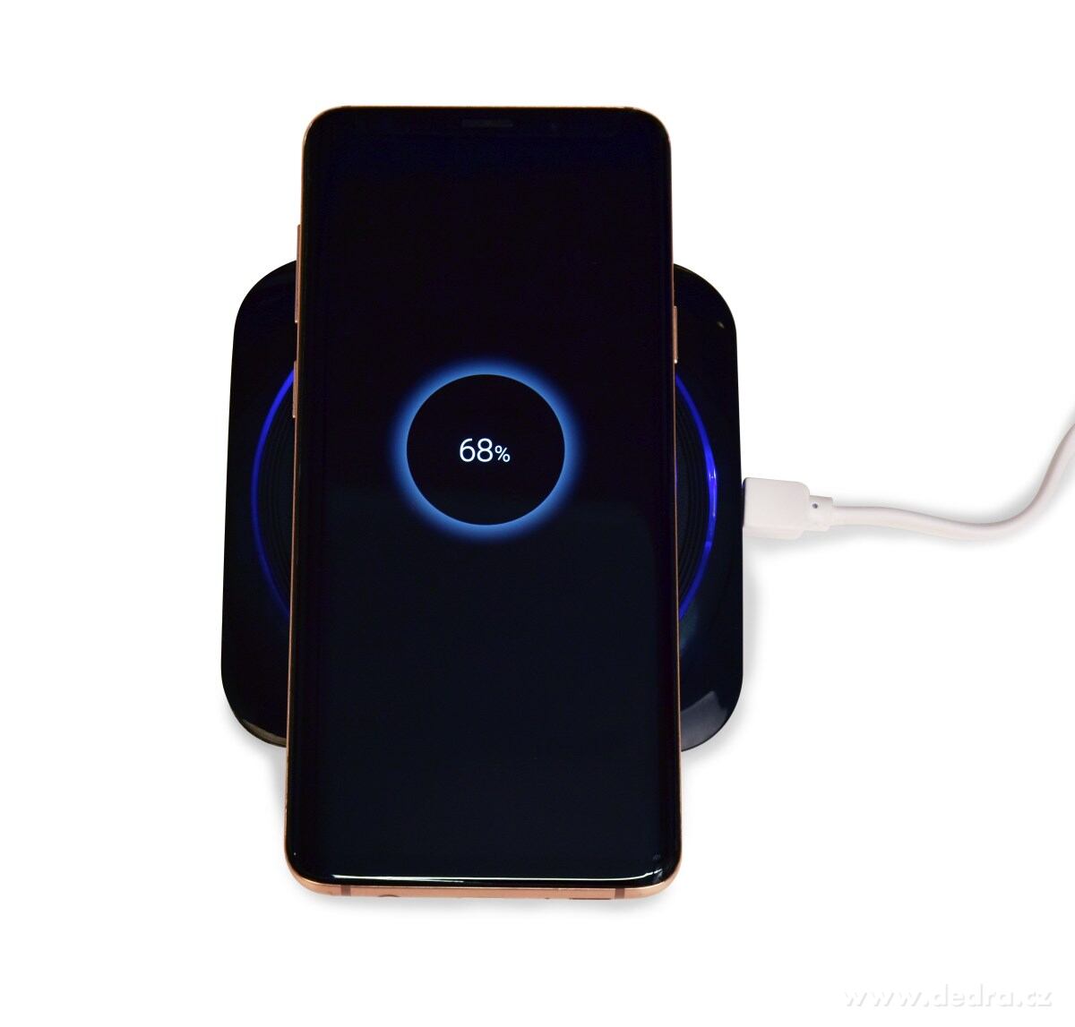 Bezdrátová nabíječka s LED indikací dobíjení – náhled 3 | Grand Móda