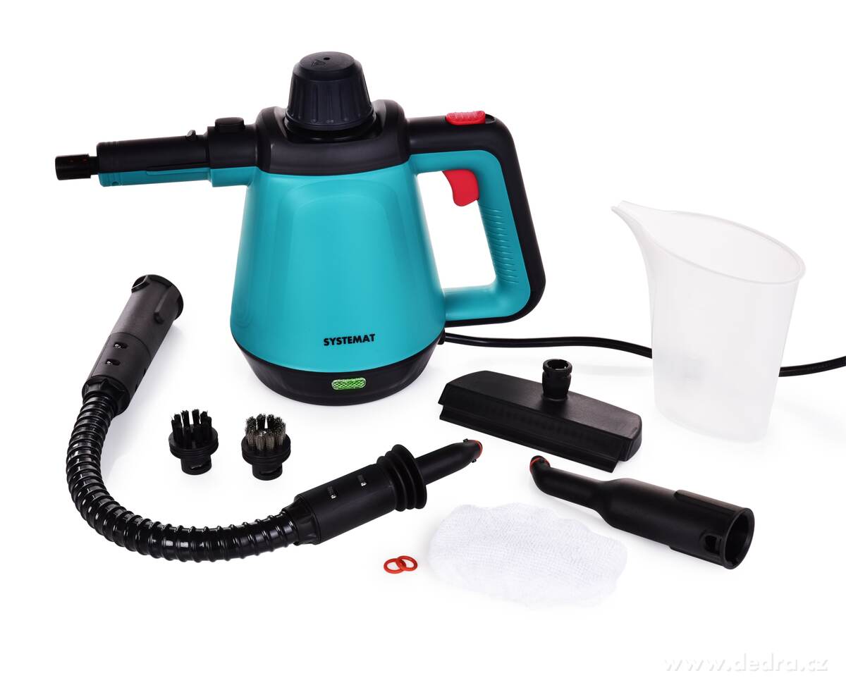 PARDOM®, Ruční parní čistič, 3, 5 bar, 1200 W, bohaté příslušenství, 400 ml nádržka
