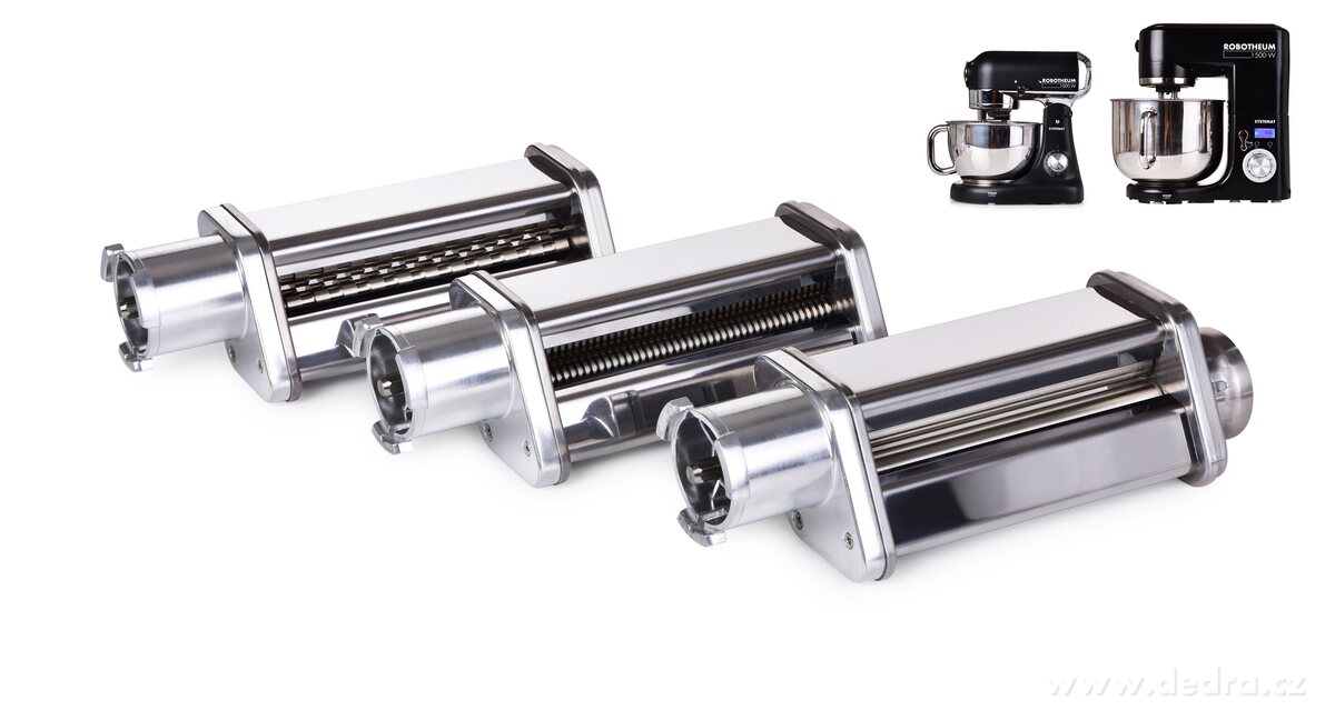 ROBOTHEUM®, 2+1 ZDARMA výrobník těstovin – válec + 2 kráječe nudlí (pro oba přístroje) | Do kuchynď | Grand Móda
