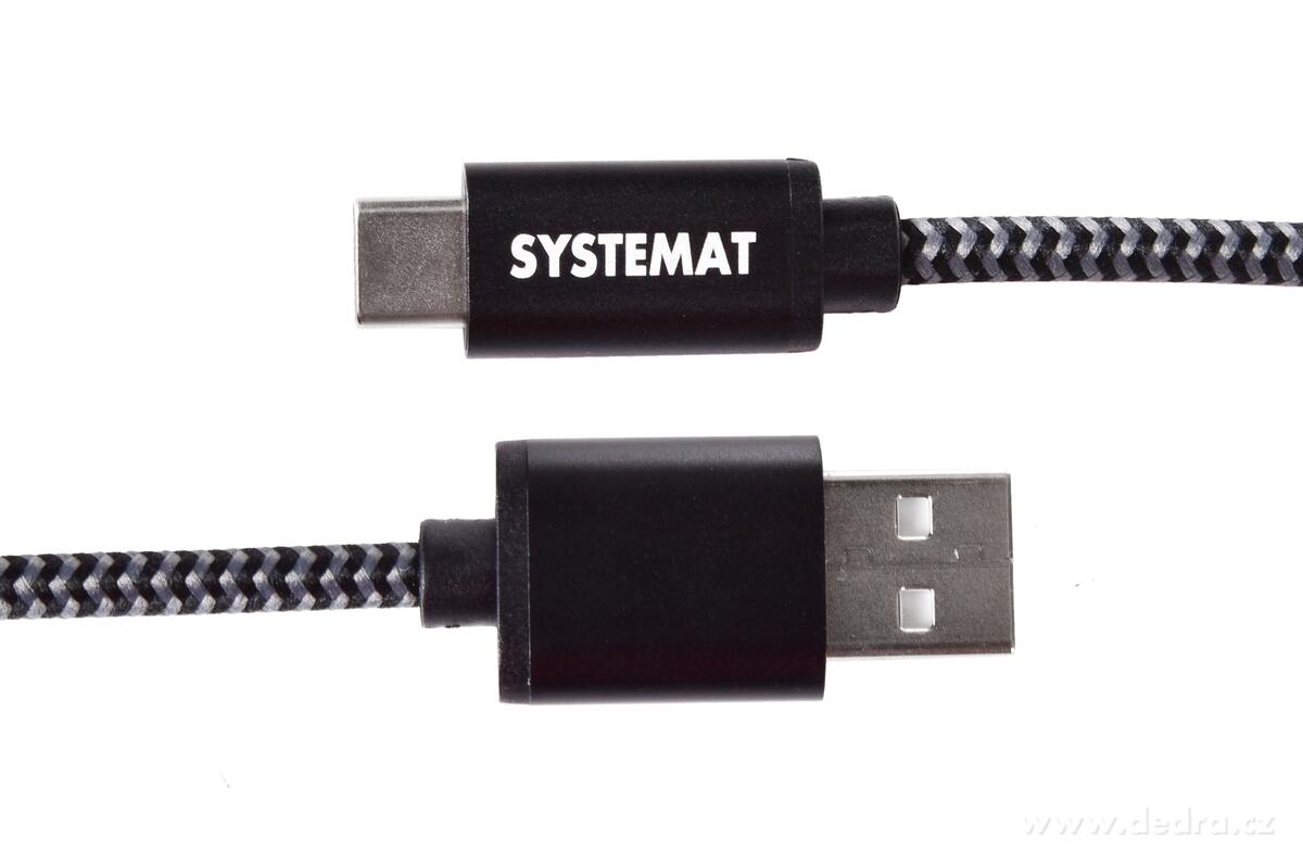 AluCore, 2 m rychlonabíjecí kabel USB-C/USB-A 2.0 – náhled 2 | Grand Móda