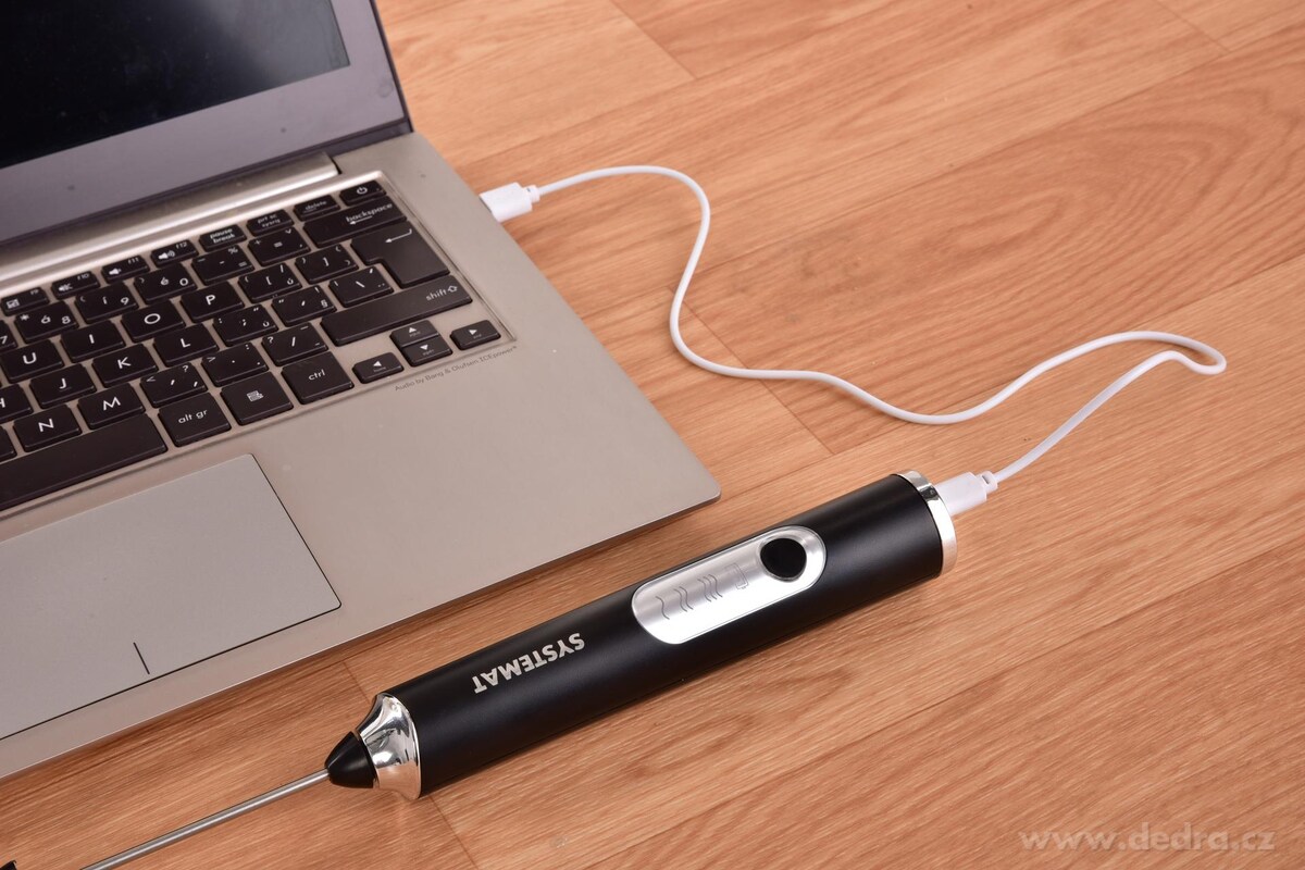 SYSTEMAT | USB nap─Ť┼łova─Ź ml├ęka a ┼íleha─Ź vajec 2v1 | 3 rychlosti & nab├şjec├ş mini ┼íleha─Ź - obr├ízek 5 | Va┼Öe─Źky a metly | Grand M├│da