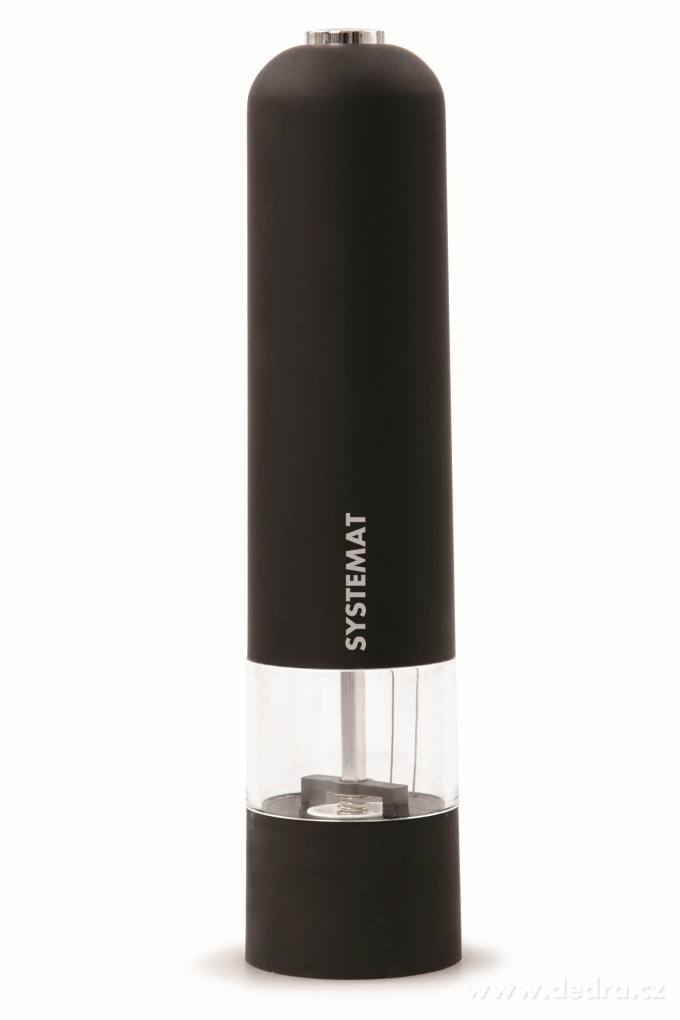 SYSTEMAT, XXL elektrický mlýnek na pepř, sůl a koření s LED osvětlením – náhled 4 | Grand Móda