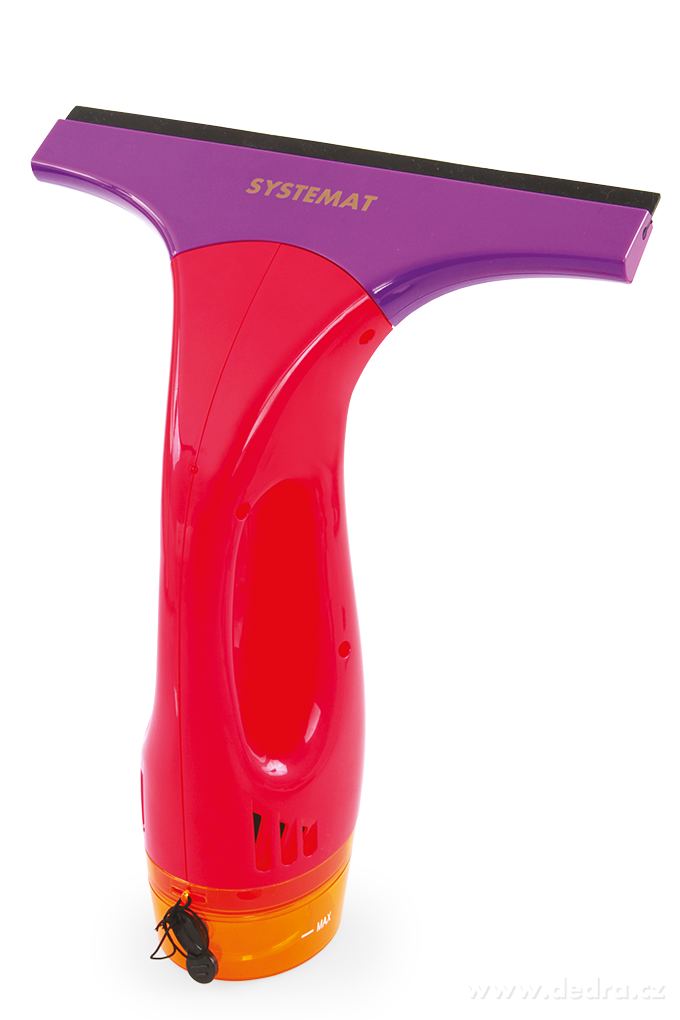 Čistič oken + 2 odsávací stěrky ZDARMA, dobíjecí, VACDOM WINDOW, SYSTEMAT, červený – náhled 2 | Grand Móda