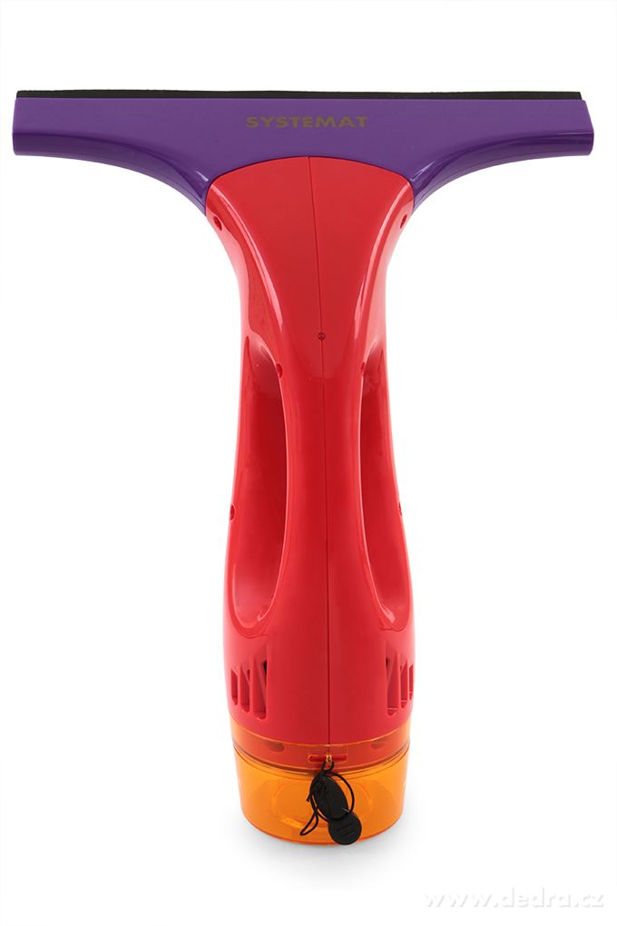 Čistič oken + 2 odsávací stěrky ZDARMA, dobíjecí, VACDOM WINDOW, SYSTEMAT, červený – náhled 4 | Grand Móda