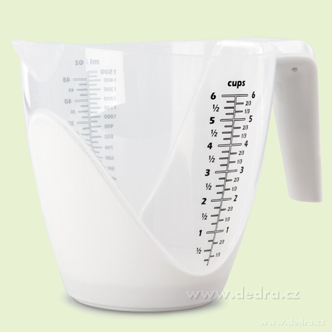 Digitální váha do 5kg s odměrnou nádobou 1800 ml, SYSTEMAT | Pečení ­čžü | Grand Móda