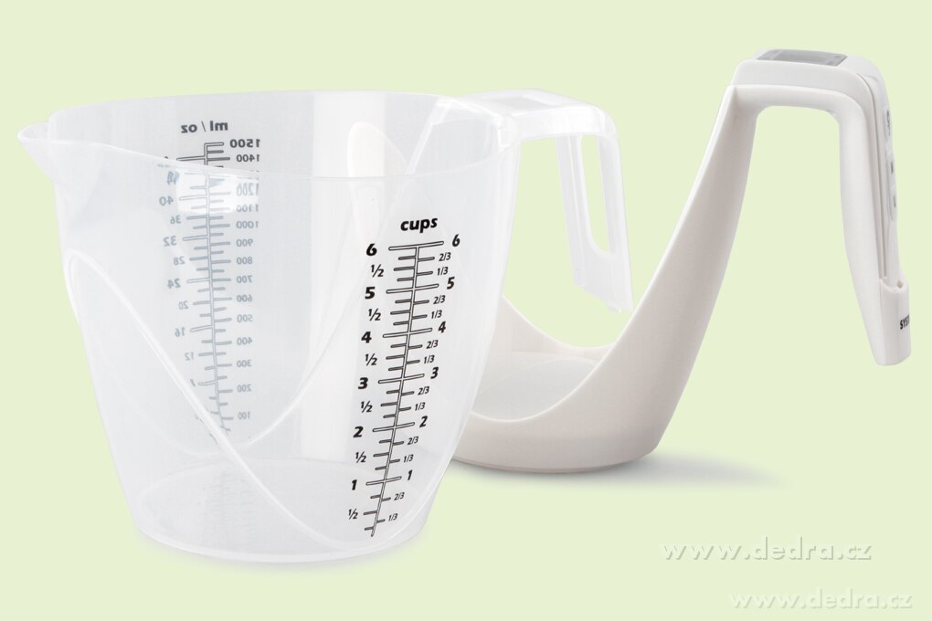 Digitální váha do 5kg s odměrnou nádobou 1800 ml, SYSTEMAT – náhled 6 | Grand Móda