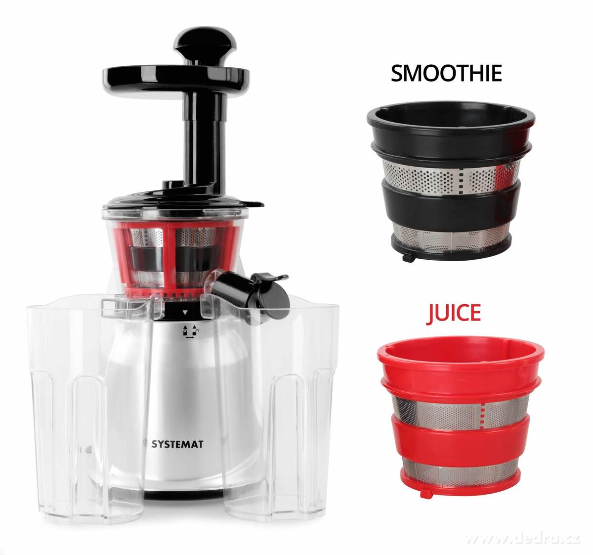 2v1 nízkootáčkový odšťavňovač + 2. hrubší sítko na SMOOTHIE zdarma, VITVIT, SYSTEMAT | Do kuchynď | Grand Móda