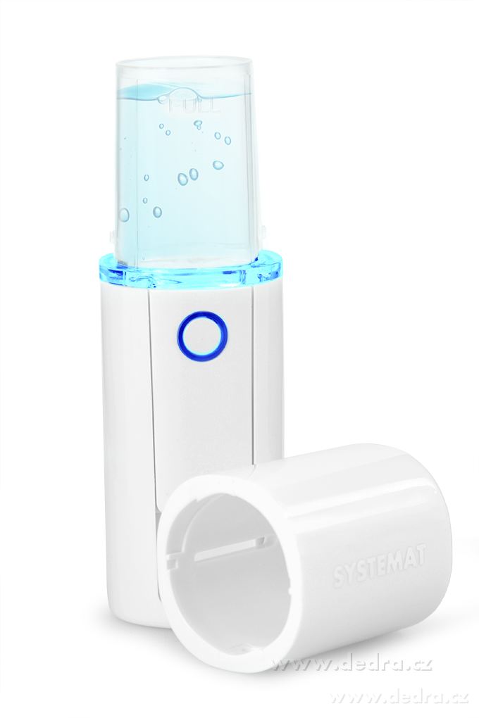 Kapesní sonický zvlhčovač vzduchu, pleti a sjednocovač make-upu SONISSIMO® MULTIMIST, SYSTEMAT – náhled 2 | Grand Móda