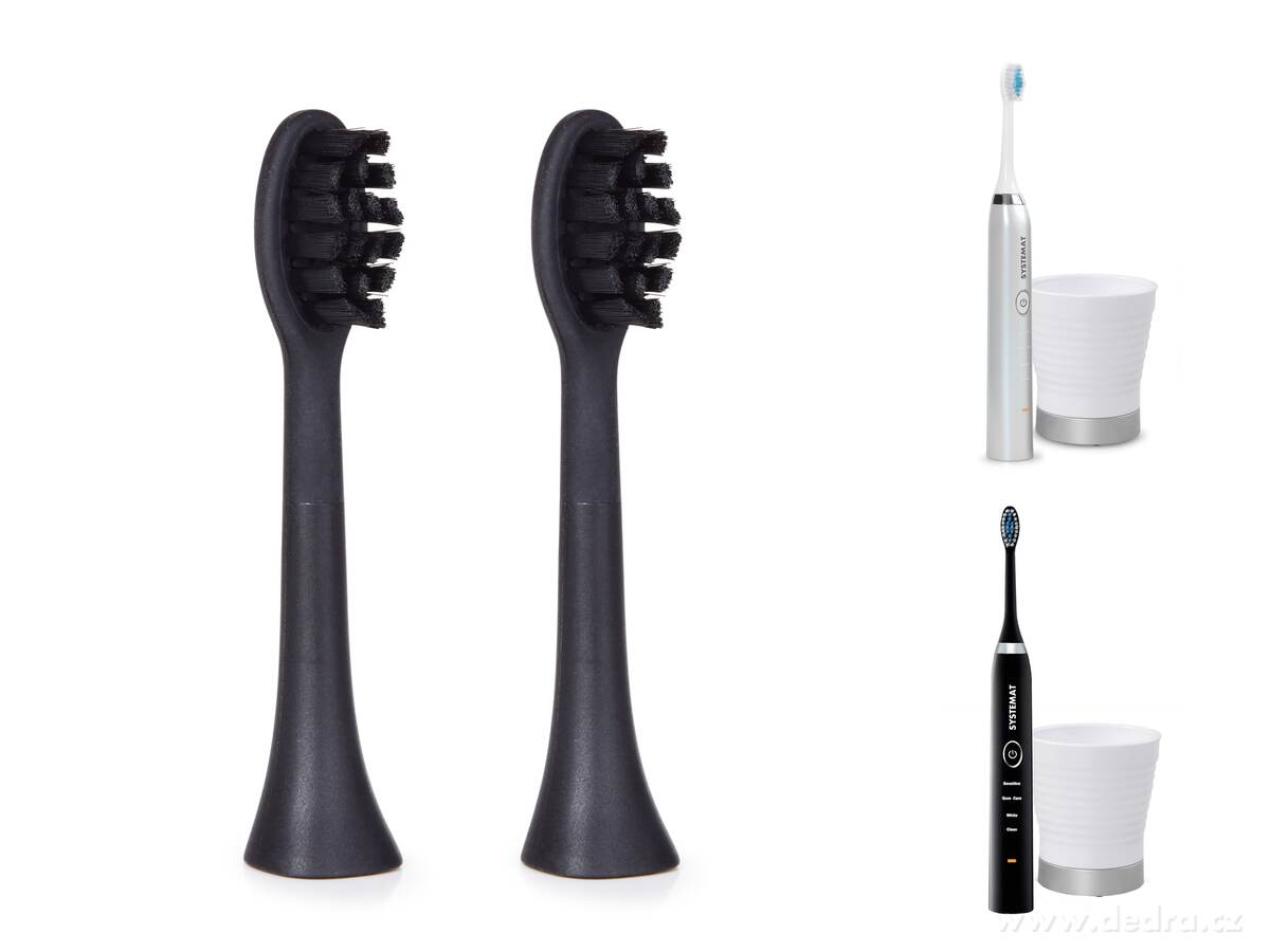 2 ks extra měkký náhradní kartáček pro SONISSIMO® DENTAL | SYSTEMAT® spotřebiče ­čöî | Grand Móda